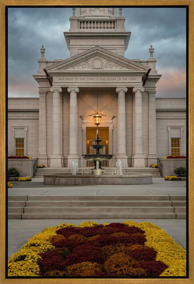 Hartford Temple Eternal Waters Gallery Wrap