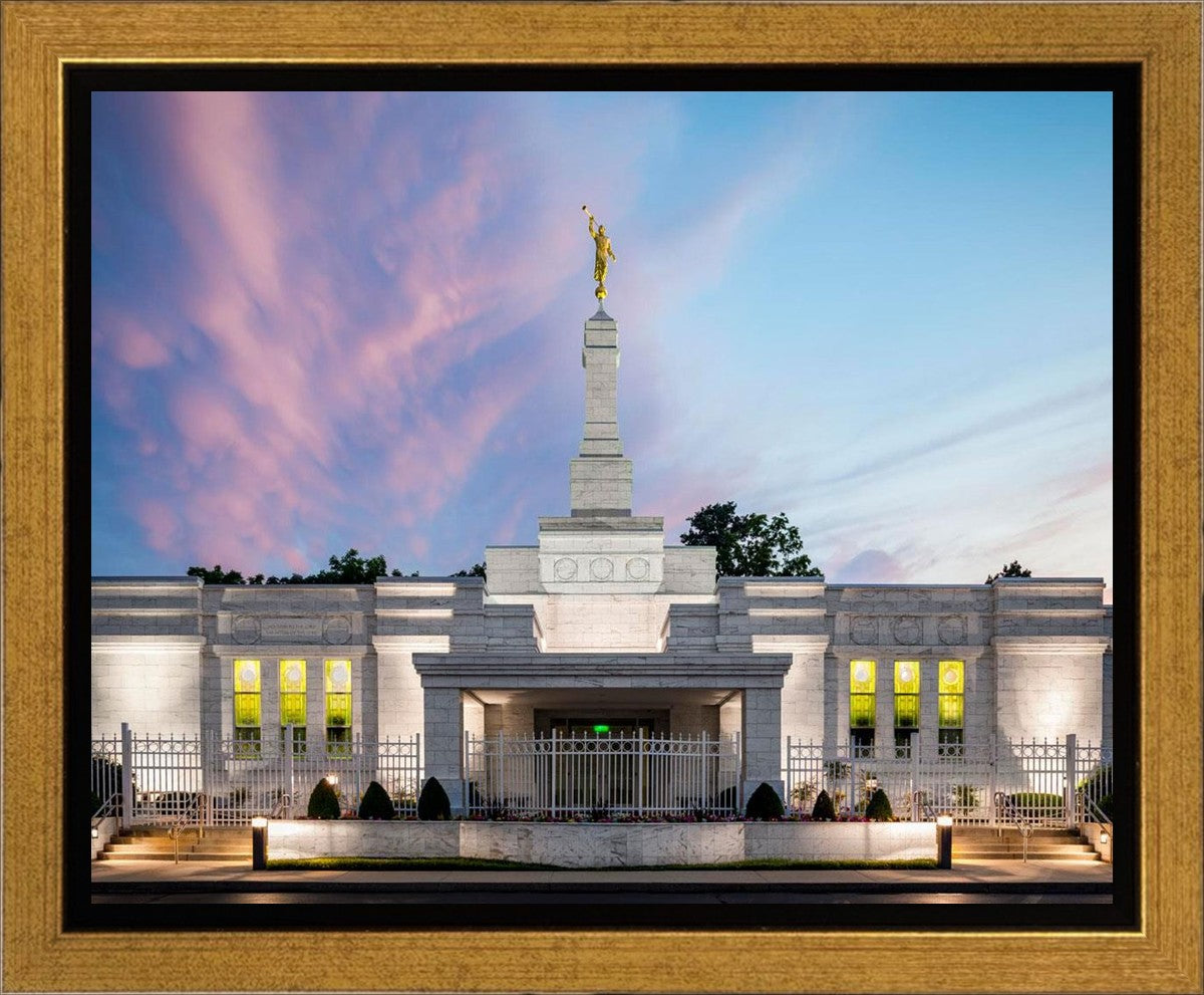 Louisville Temple Summer Evening Gallery Wrap