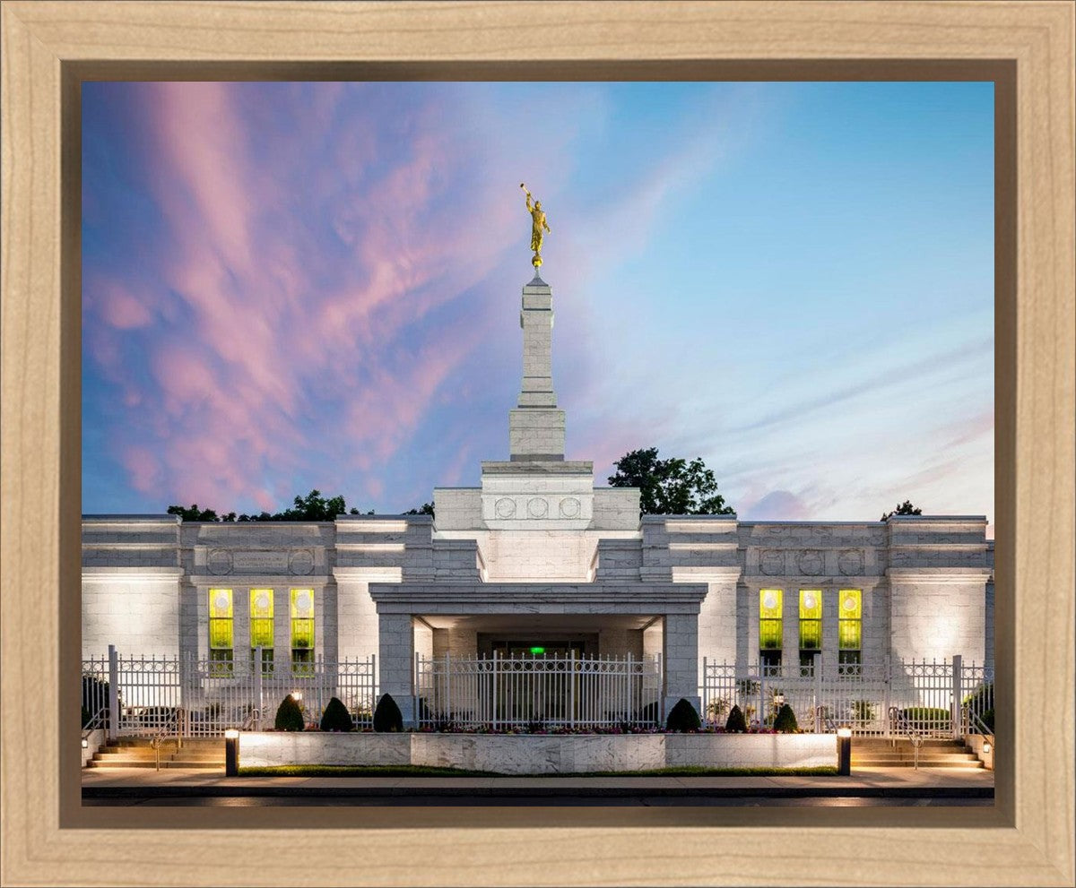 Louisville Temple Summer Evening Gallery Wrap