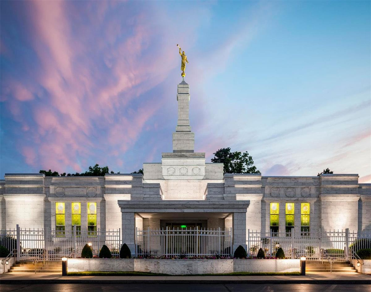 Louisville Temple Summer Evening Gallery Wrap