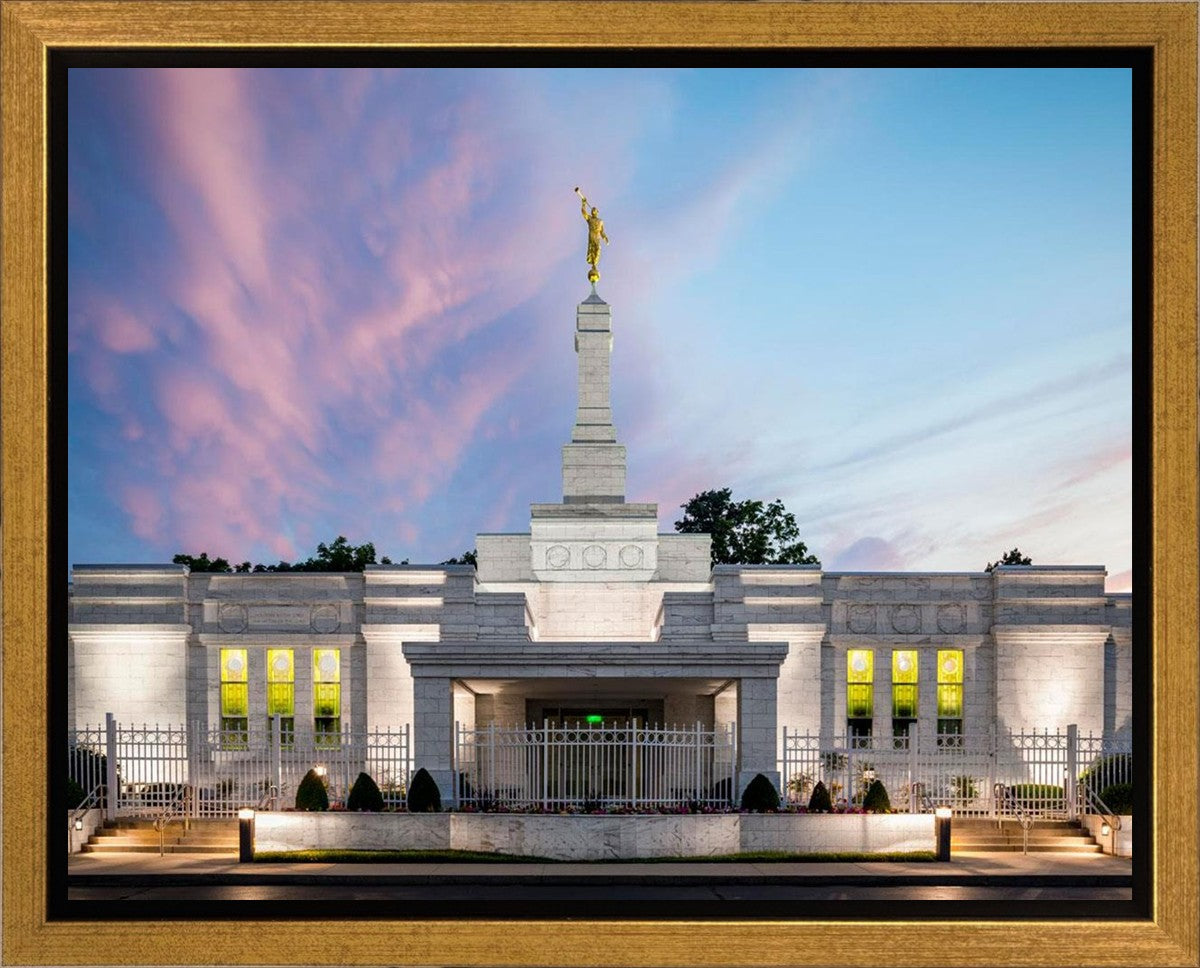 Louisville Temple Summer Evening Gallery Wrap