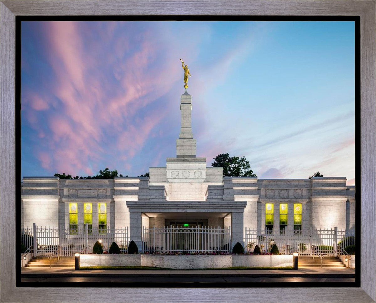 Louisville Temple Summer Evening Gallery Wrap