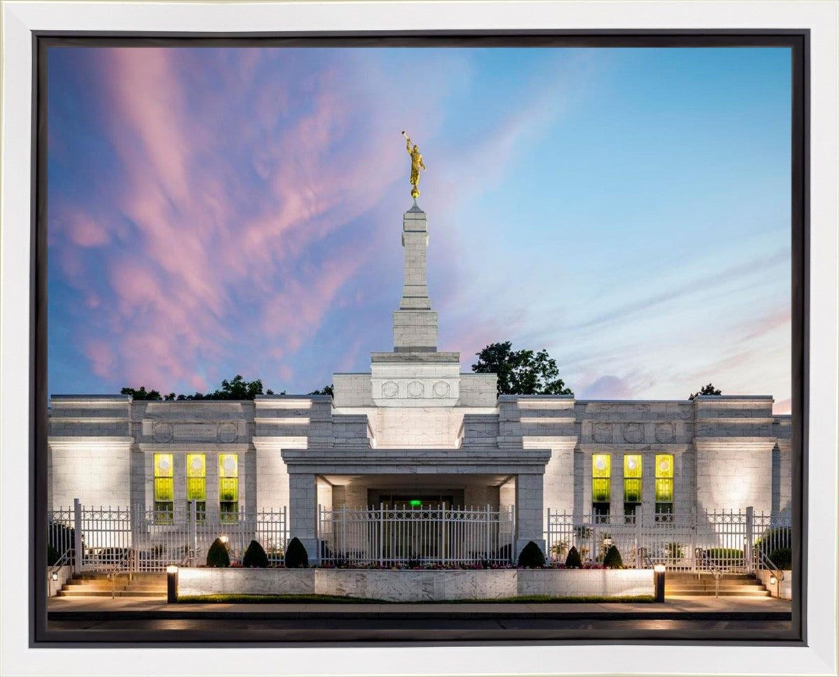 Louisville Temple Summer Evening Gallery Wrap