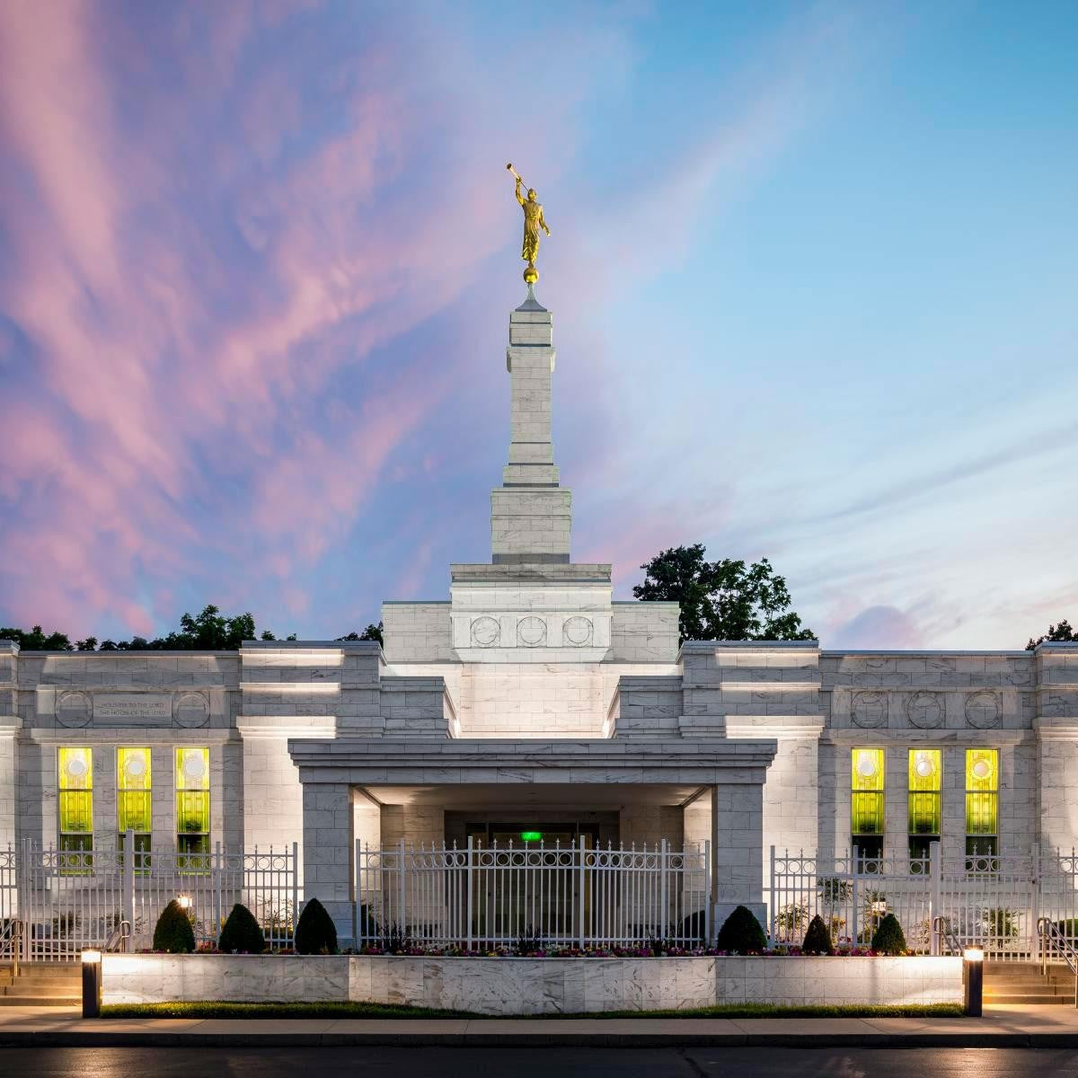 Louisville Temple Summer Evening Gallery Wrap