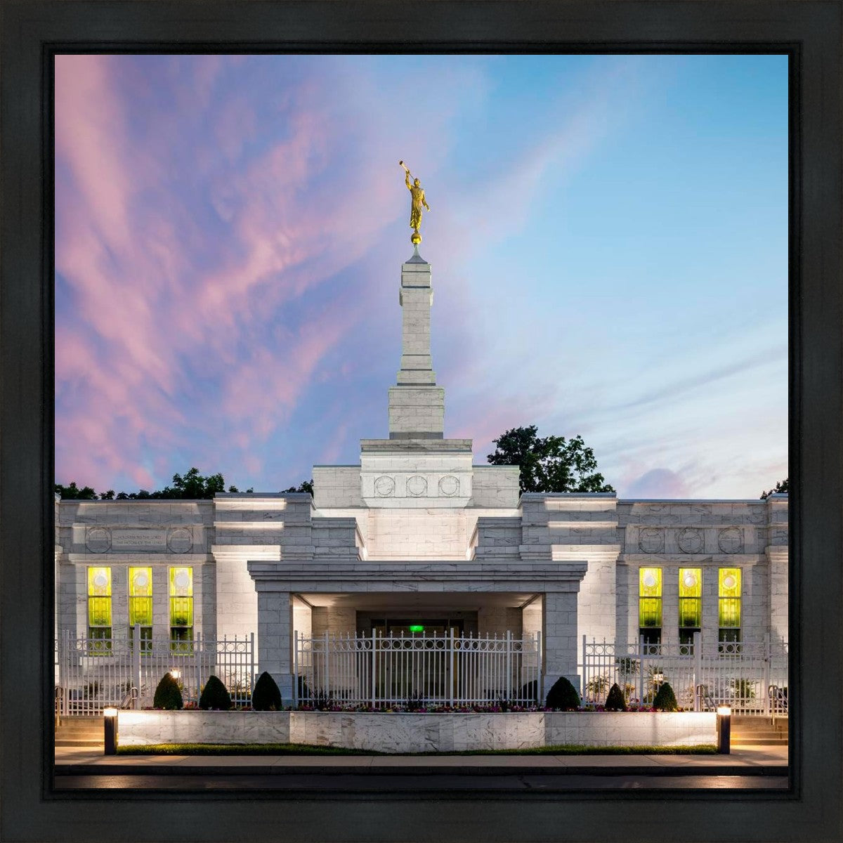 Louisville Temple Summer Evening Gallery Wrap