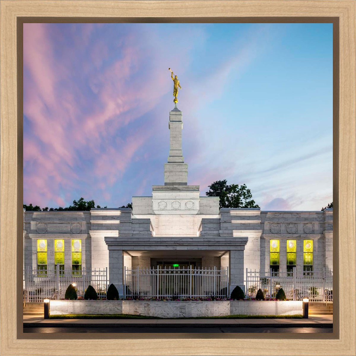 Louisville Temple Summer Evening Gallery Wrap