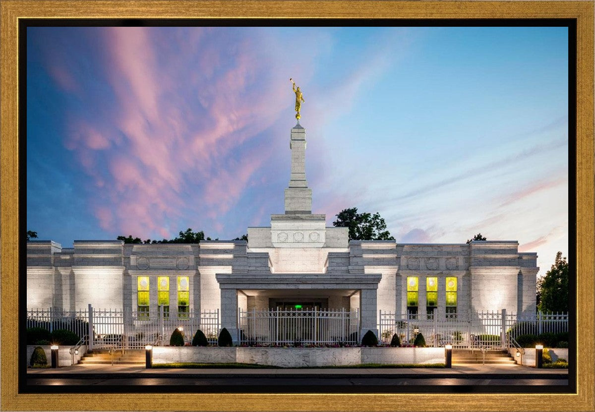 Louisville Temple Summer Evening Gallery Wrap