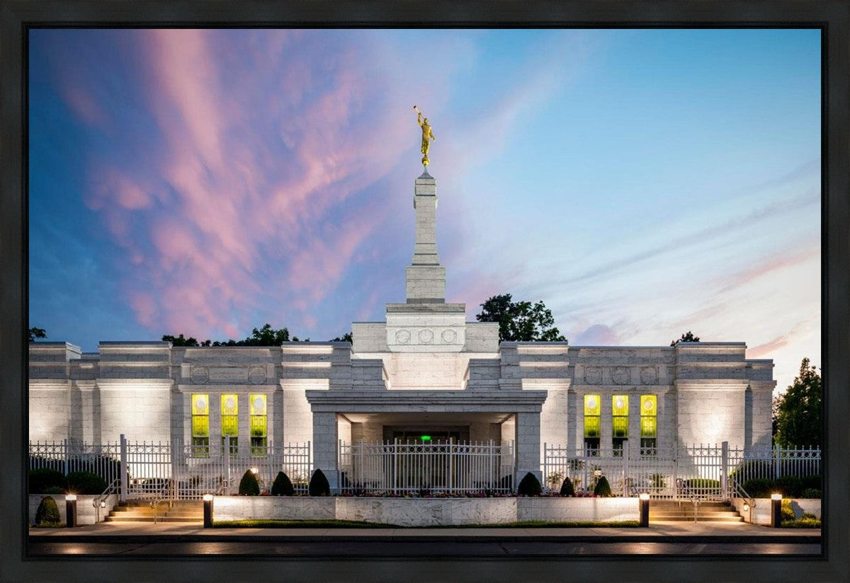 Louisville Temple Summer Evening Gallery Wrap