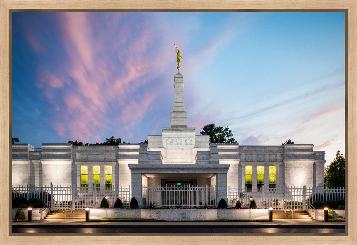 Louisville Temple Summer Evening Gallery Wrap