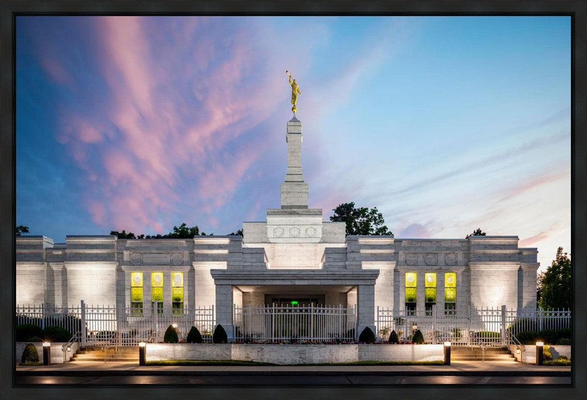 Louisville Temple Summer Evening Gallery Wrap