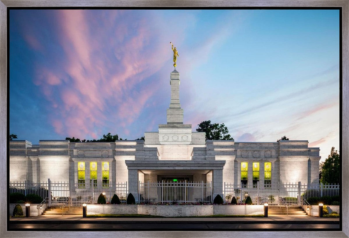 Louisville Temple Summer Evening Gallery Wrap