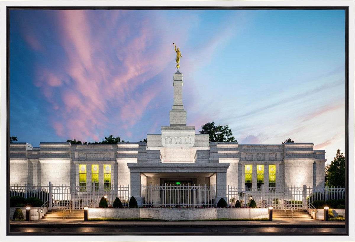 Louisville Temple Summer Evening Gallery Wrap