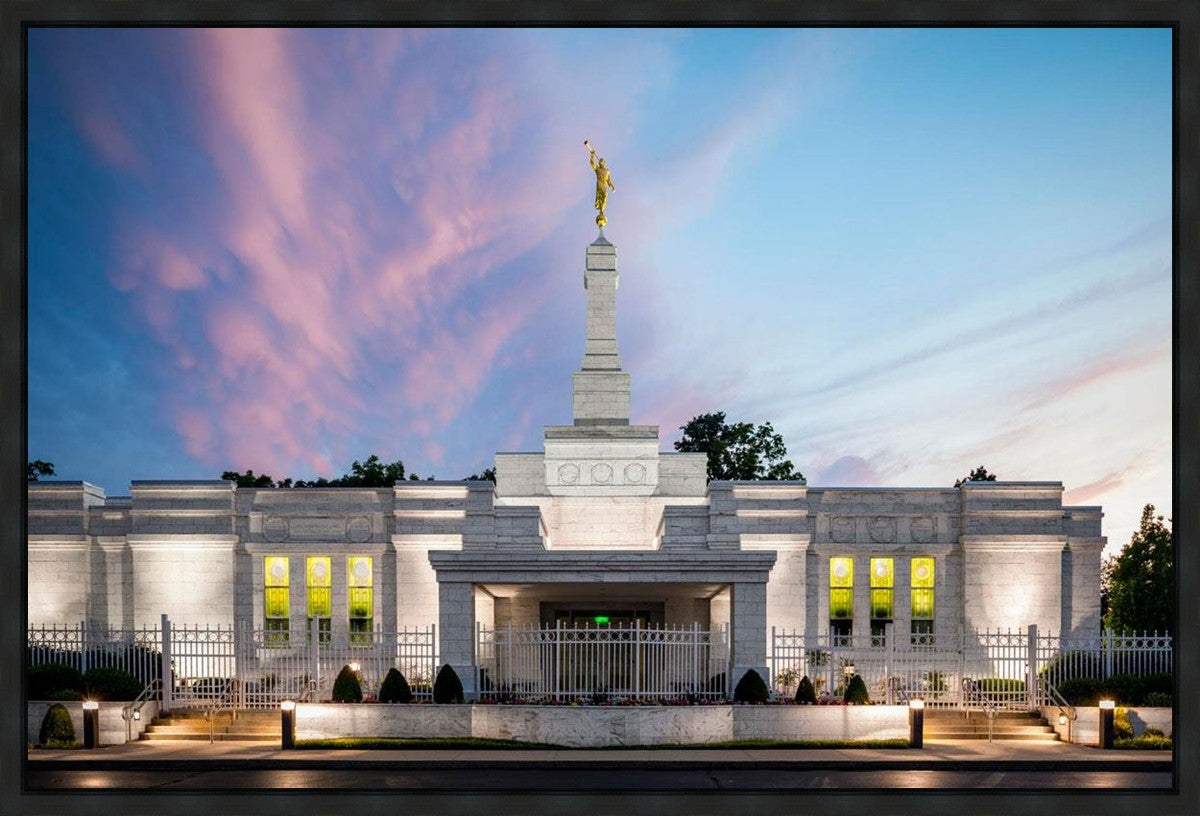 Louisville Temple Summer Evening Gallery Wrap