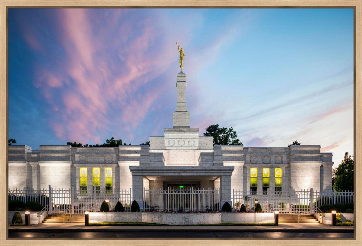 Louisville Temple Summer Evening Gallery Wrap
