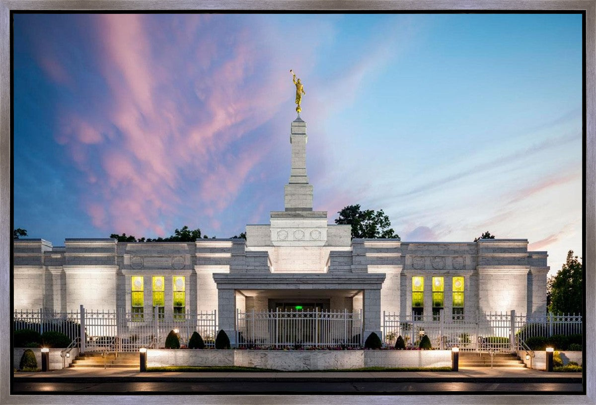 Louisville Temple Summer Evening Gallery Wrap
