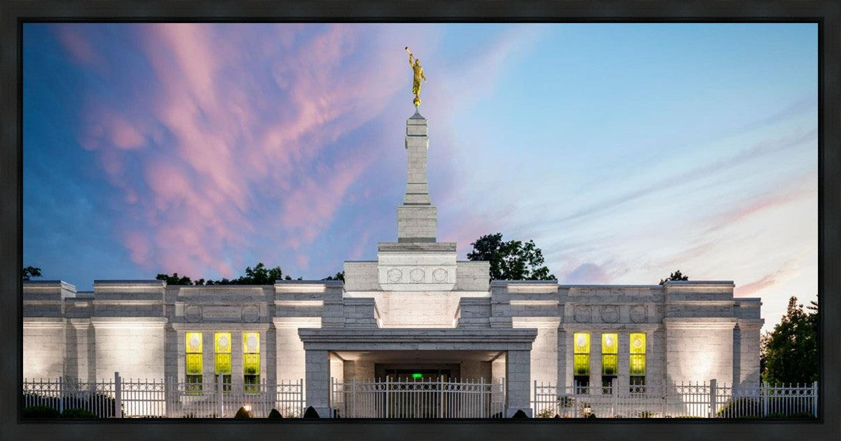 Louisville Temple Summer Evening Gallery Wrap