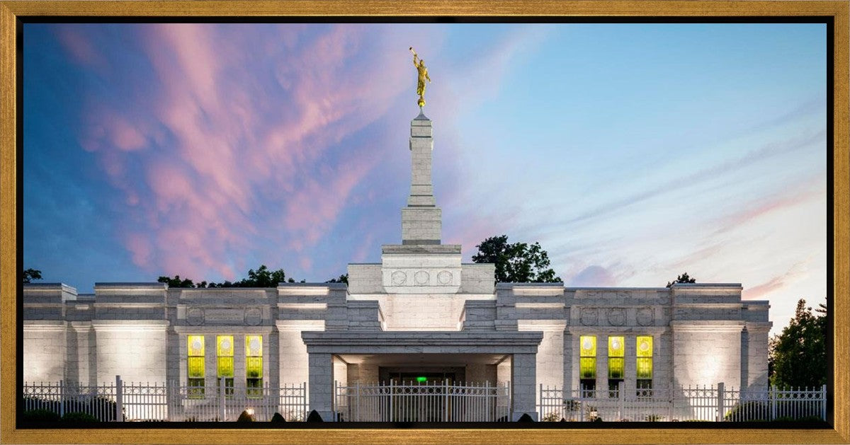 Louisville Temple Summer Evening Gallery Wrap