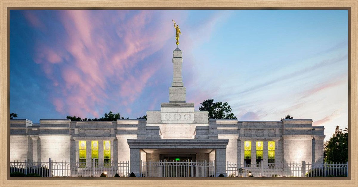 Louisville Temple Summer Evening Gallery Wrap