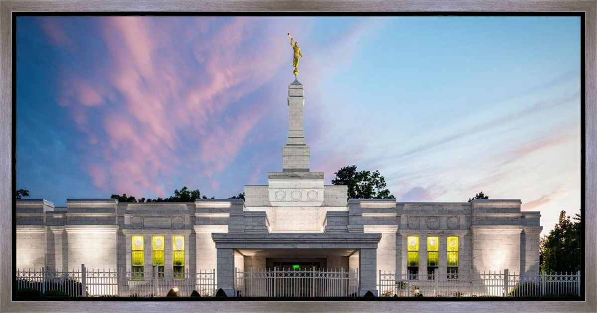 Louisville Temple Summer Evening Gallery Wrap