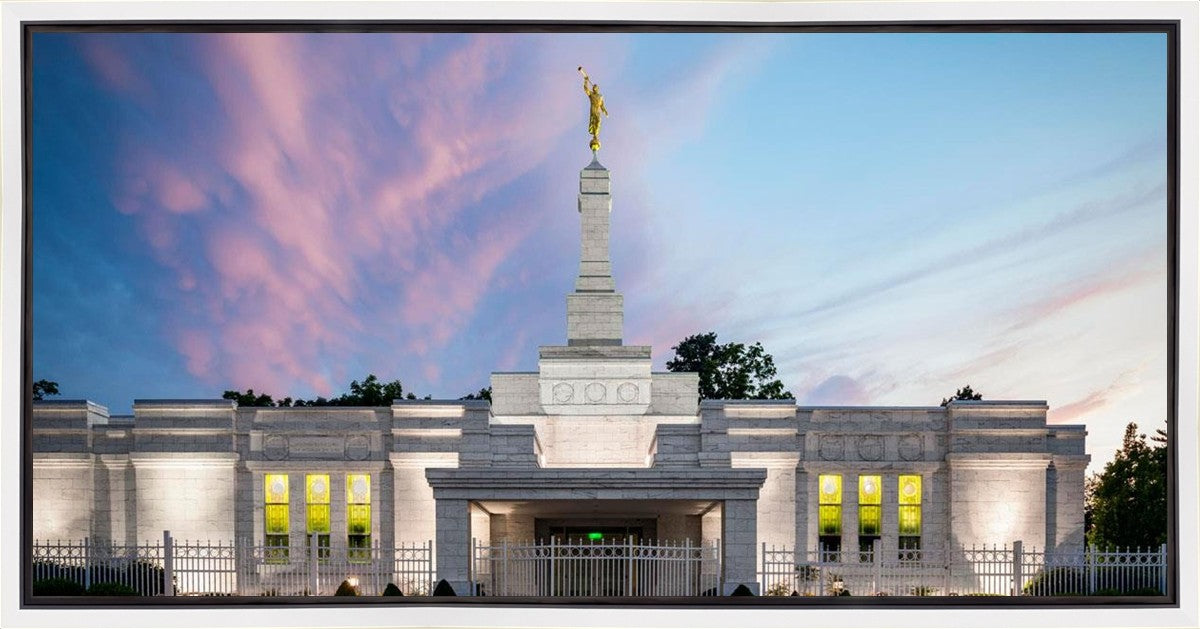Louisville Temple Summer Evening Gallery Wrap