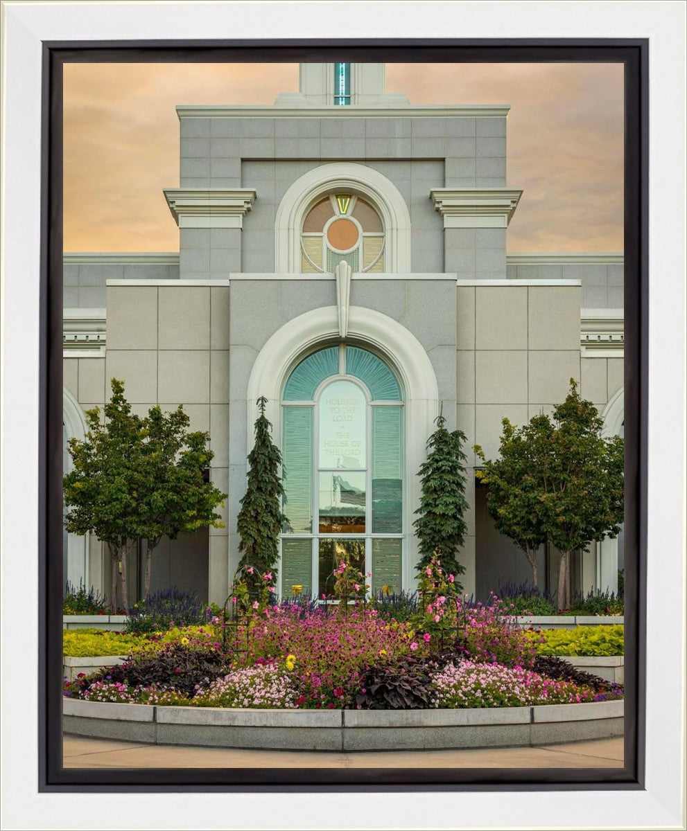 Mount Timpanogos Temple Heavenly Gardens Gallery Wrap