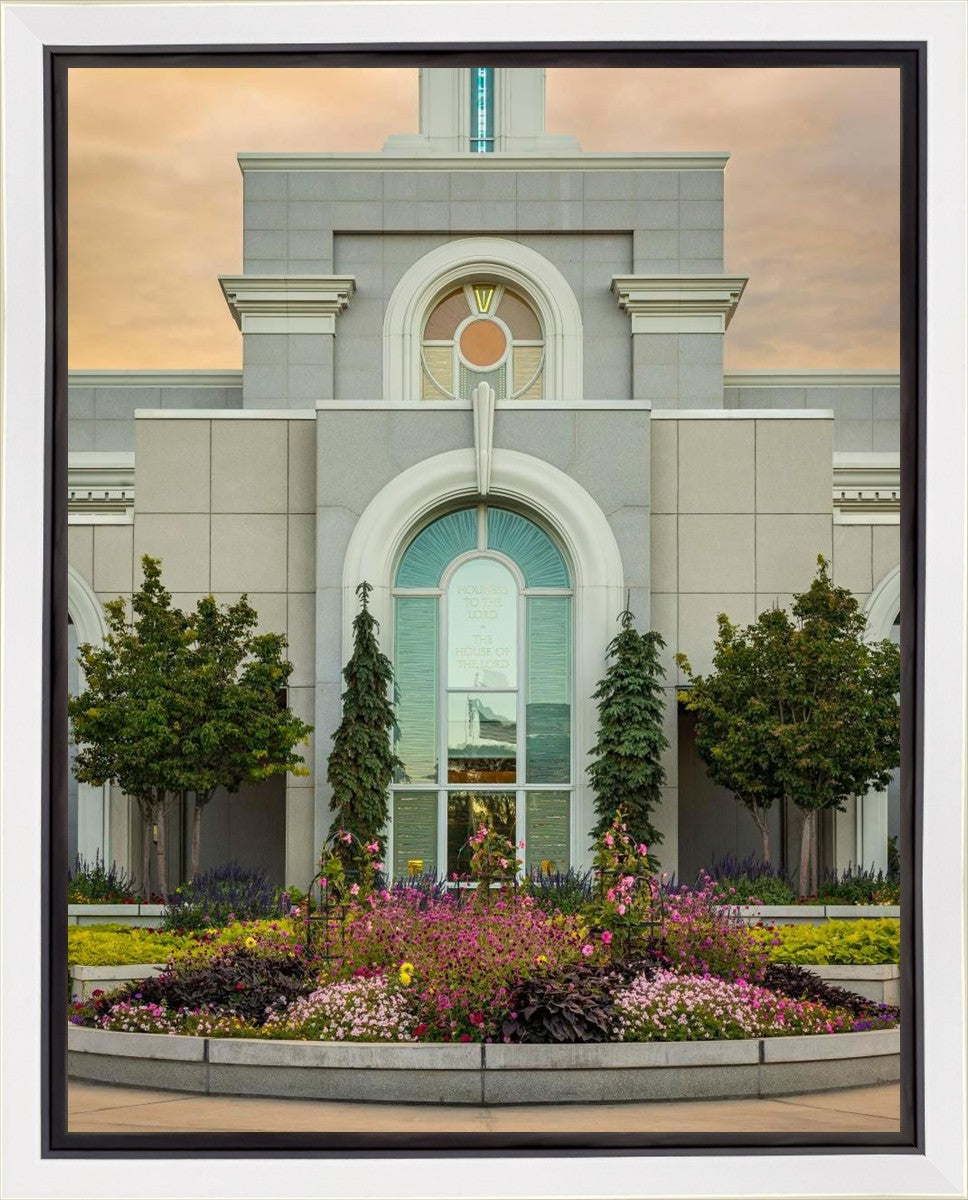 Mount Timpanogos Temple Heavenly Gardens Gallery Wrap