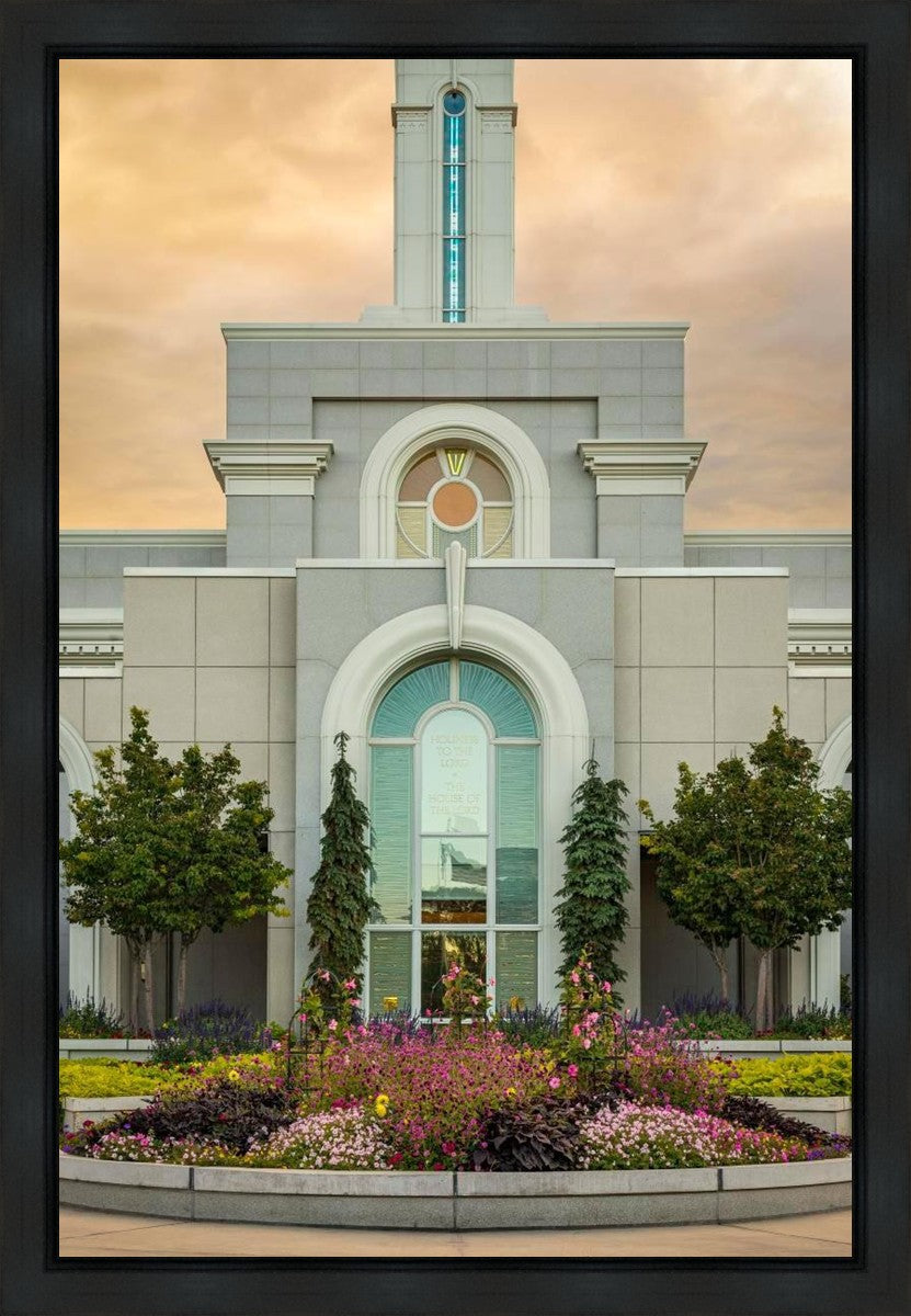 Mount Timpanogos Temple Heavenly Gardens Gallery Wrap