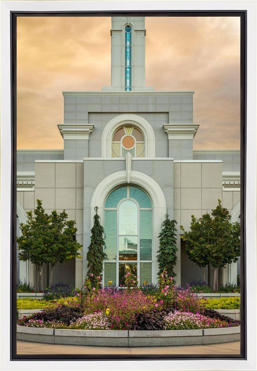 Mount Timpanogos Temple Heavenly Gardens Gallery Wrap