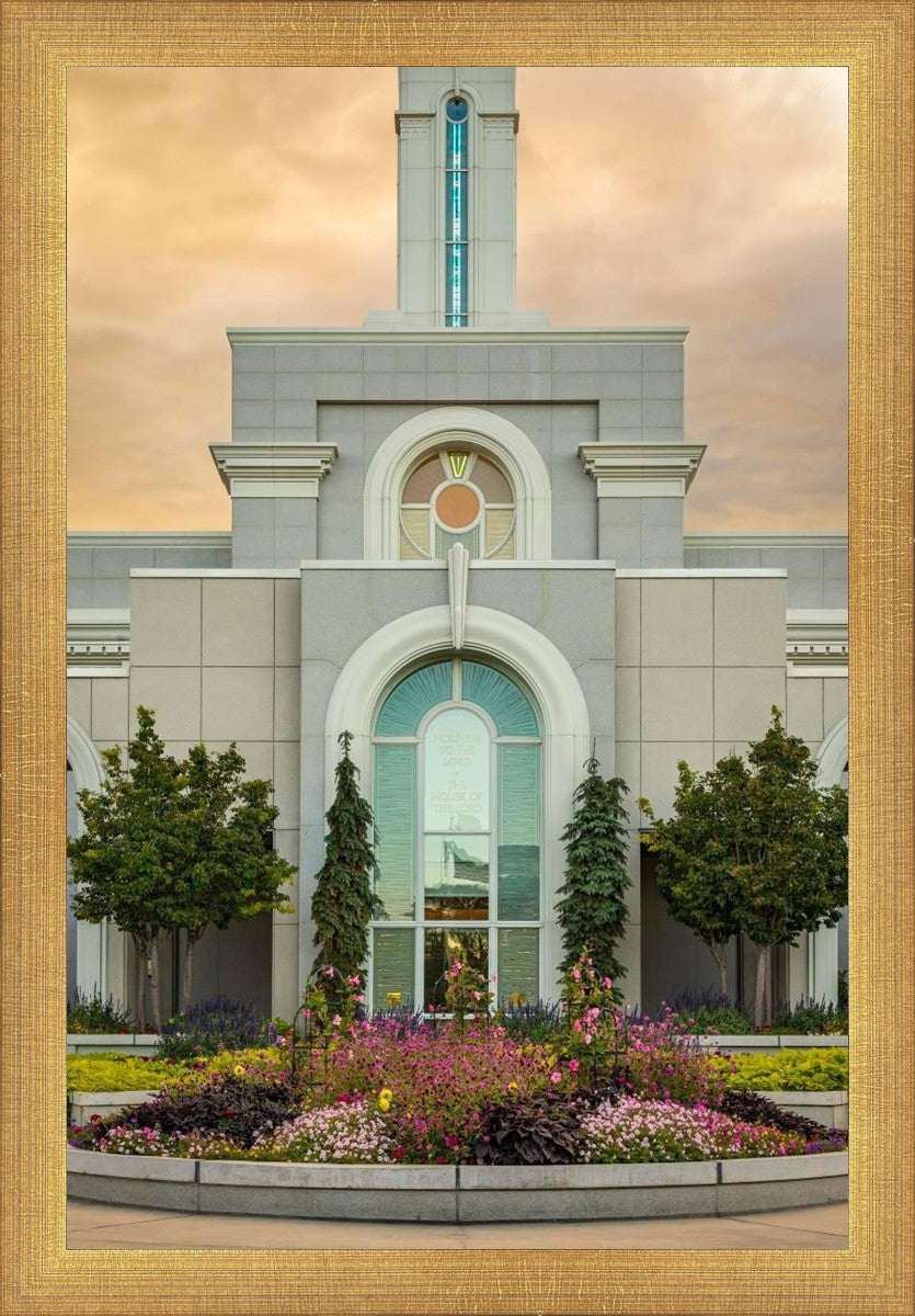 Mount Timpanogos Temple Heavenly Gardens