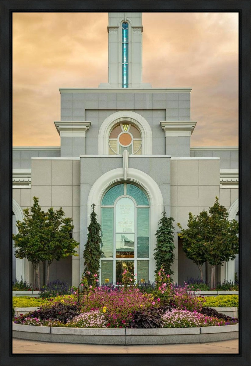 Mount Timpanogos Temple Heavenly Gardens Gallery Wrap