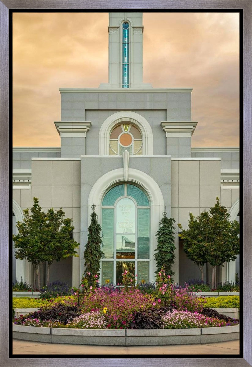 Mount Timpanogos Temple Heavenly Gardens Gallery Wrap