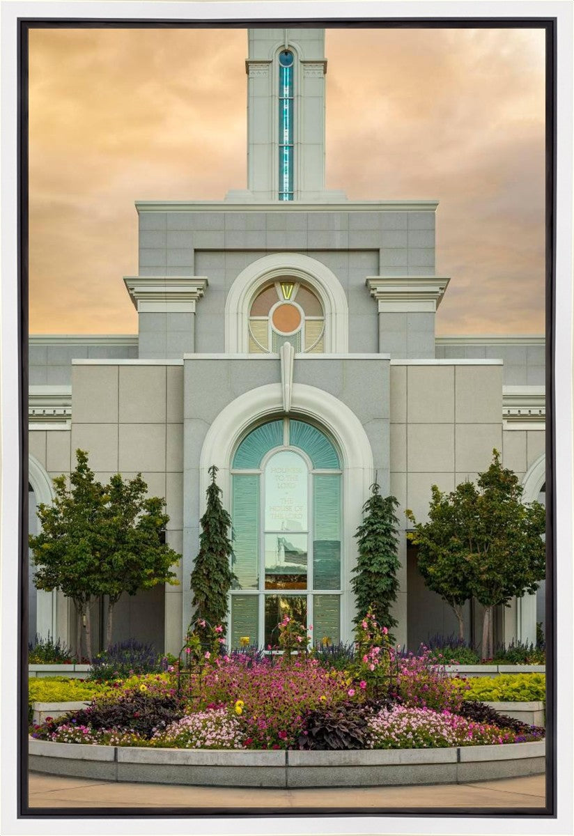 Mount Timpanogos Temple Heavenly Gardens Gallery Wrap