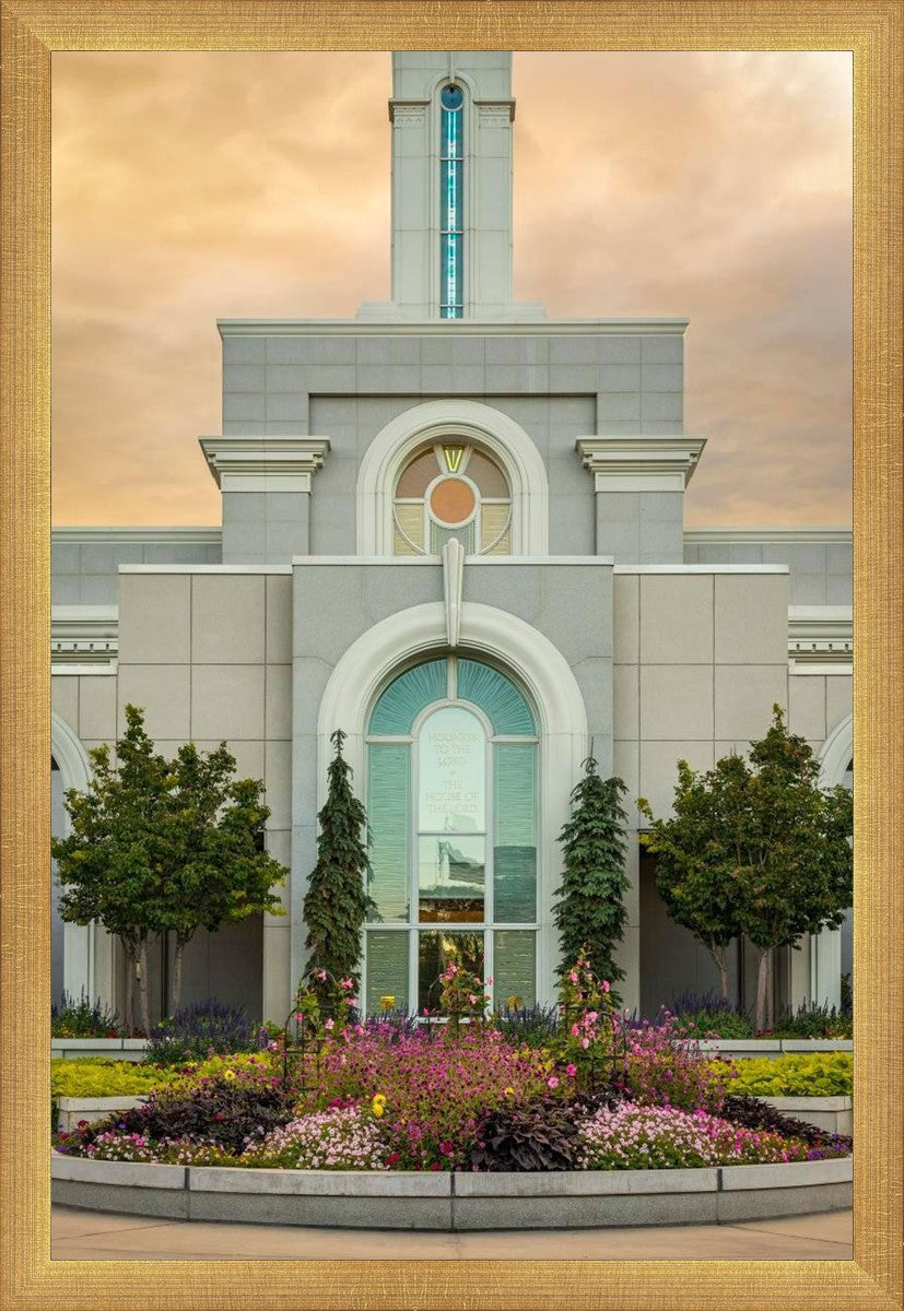 Mount Timpanogos Temple Heavenly Gardens