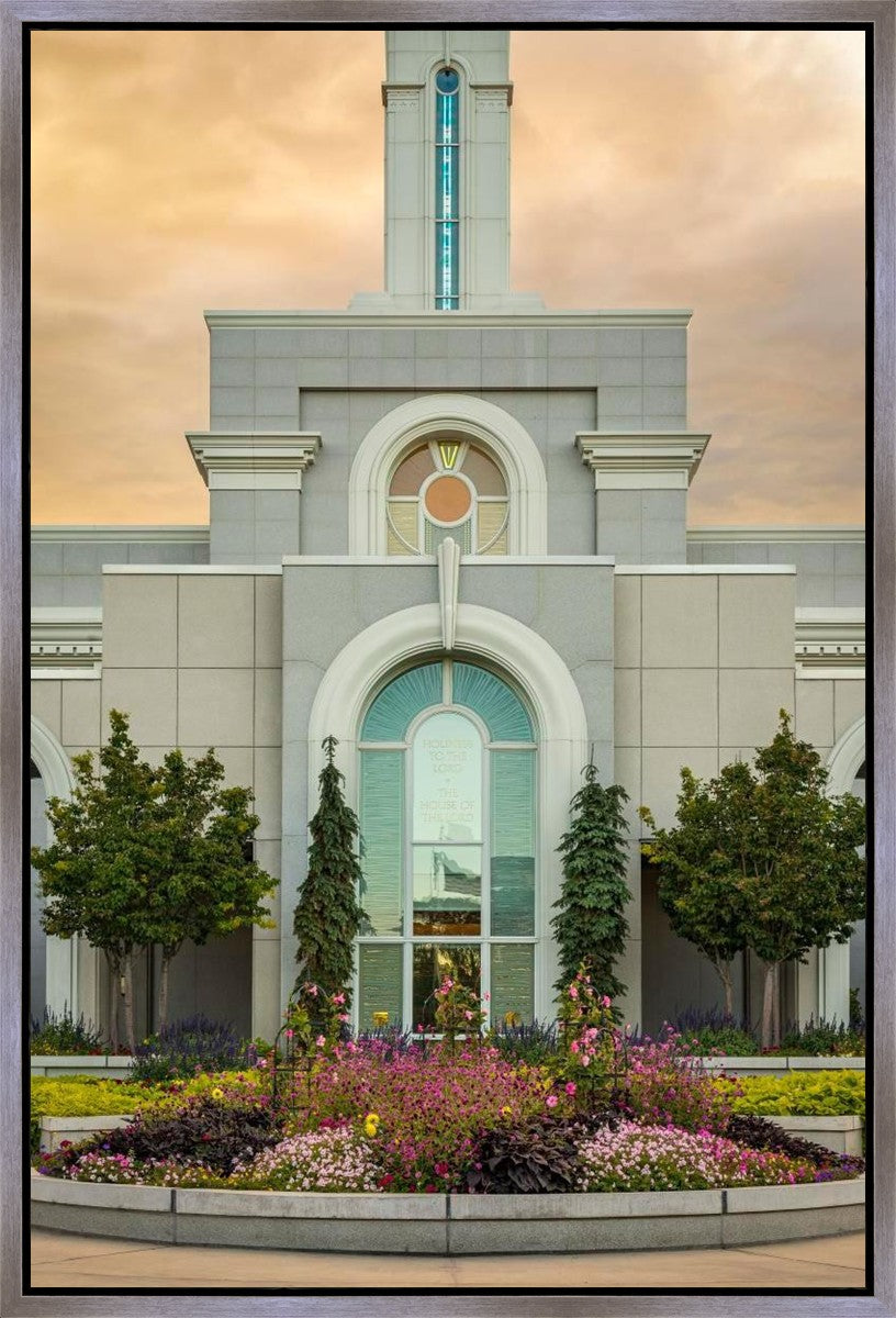 Mount Timpanogos Temple Heavenly Gardens Gallery Wrap
