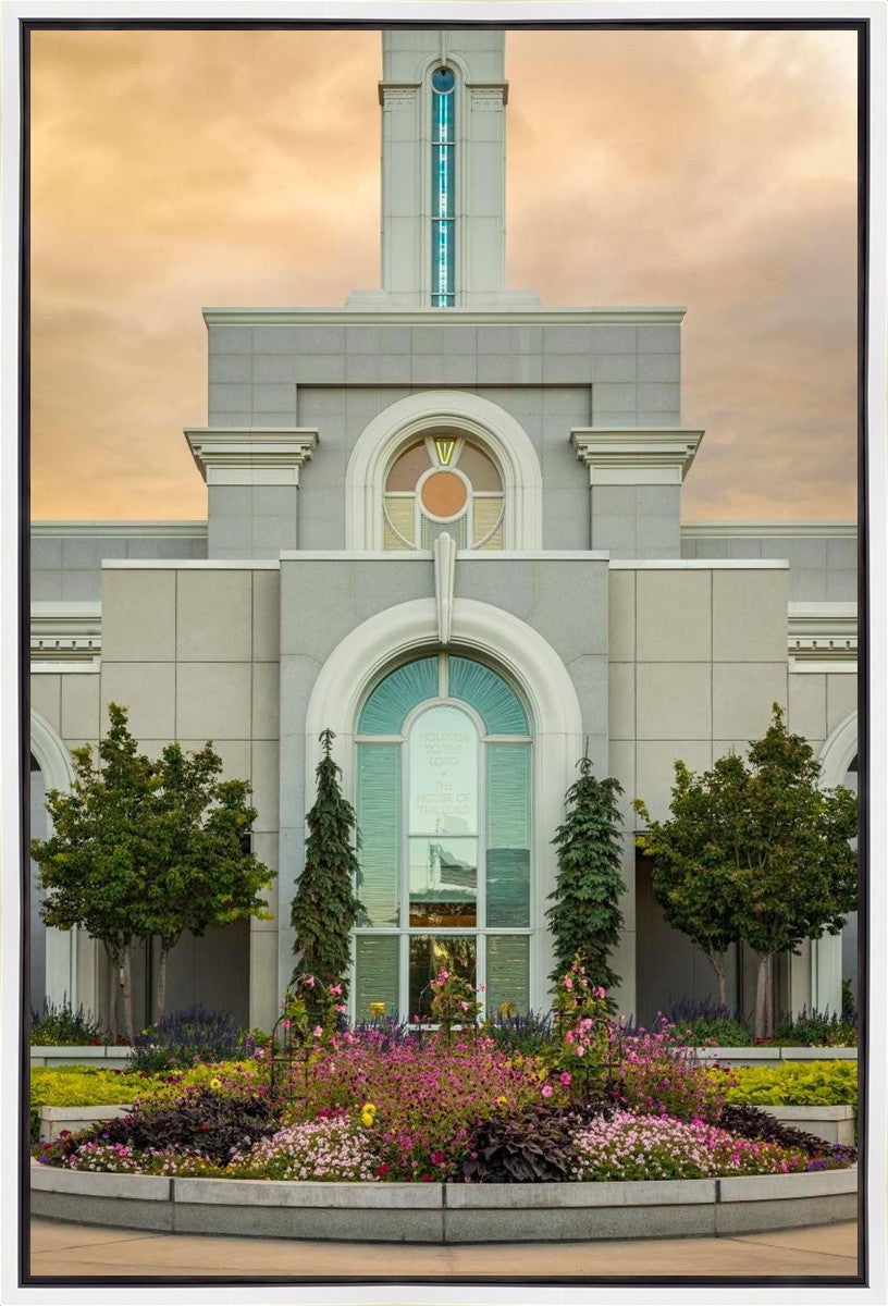 Mount Timpanogos Temple Heavenly Gardens Gallery Wrap