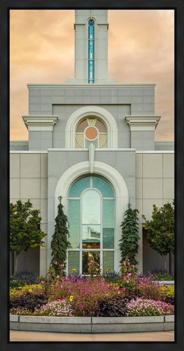 Mount Timpanogos Temple Heavenly Gardens Gallery Wrap