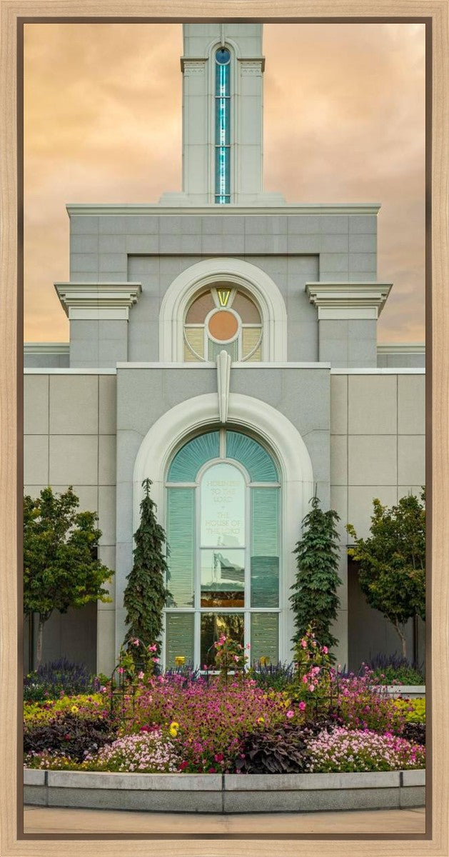 Mount Timpanogos Temple Heavenly Gardens Gallery Wrap
