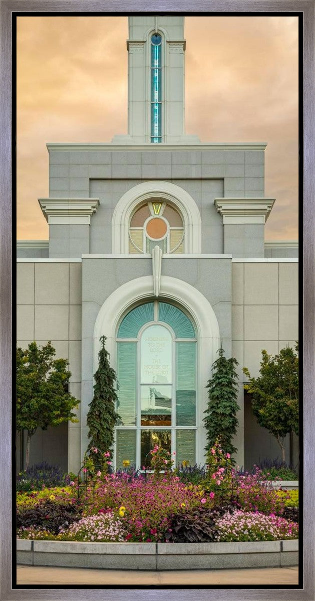 Mount Timpanogos Temple Heavenly Gardens Gallery Wrap