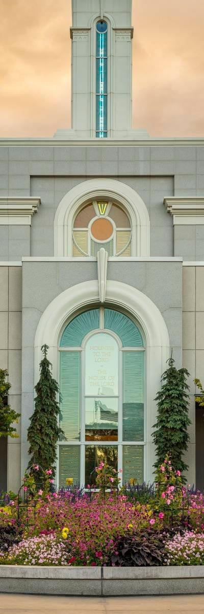 Mount Timpanogos Temple Heavenly Gardens Gallery Wrap