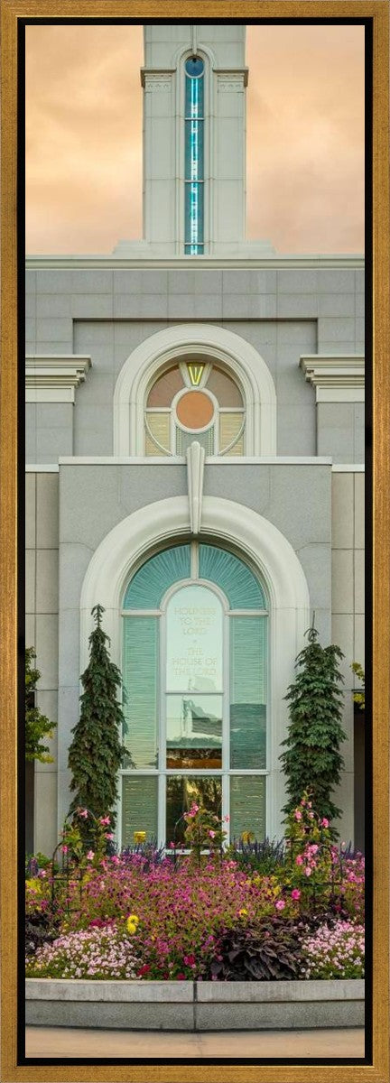 Mount Timpanogos Temple Heavenly Gardens Gallery Wrap