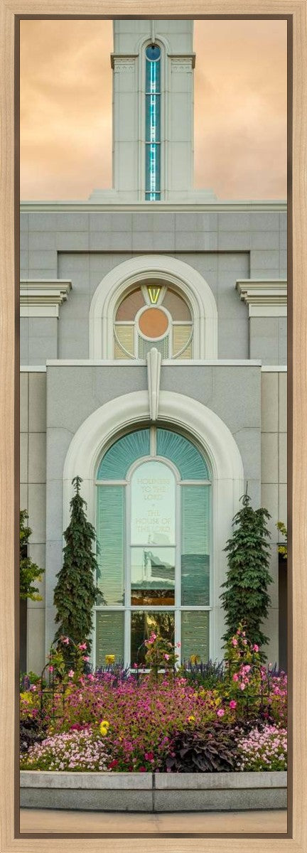 Mount Timpanogos Temple Heavenly Gardens Gallery Wrap
