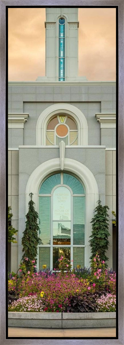 Mount Timpanogos Temple Heavenly Gardens Gallery Wrap