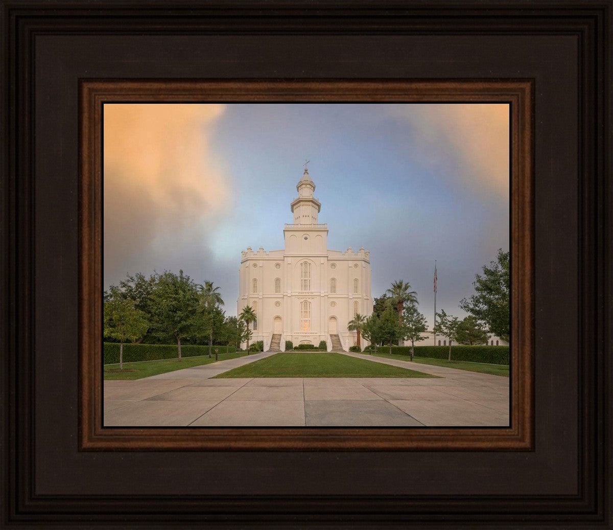 St George Temple Morning Light