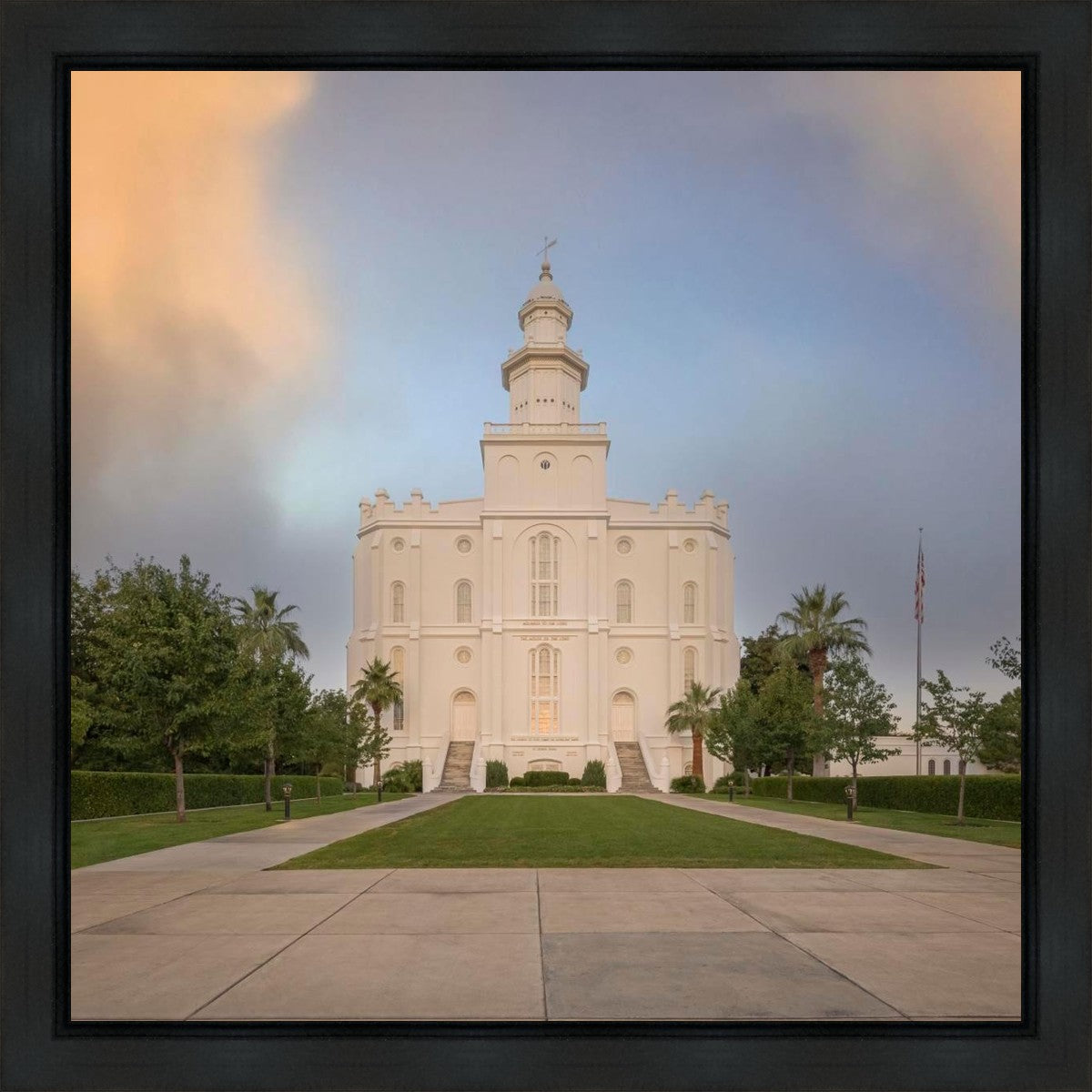 St George Temple Morning Light