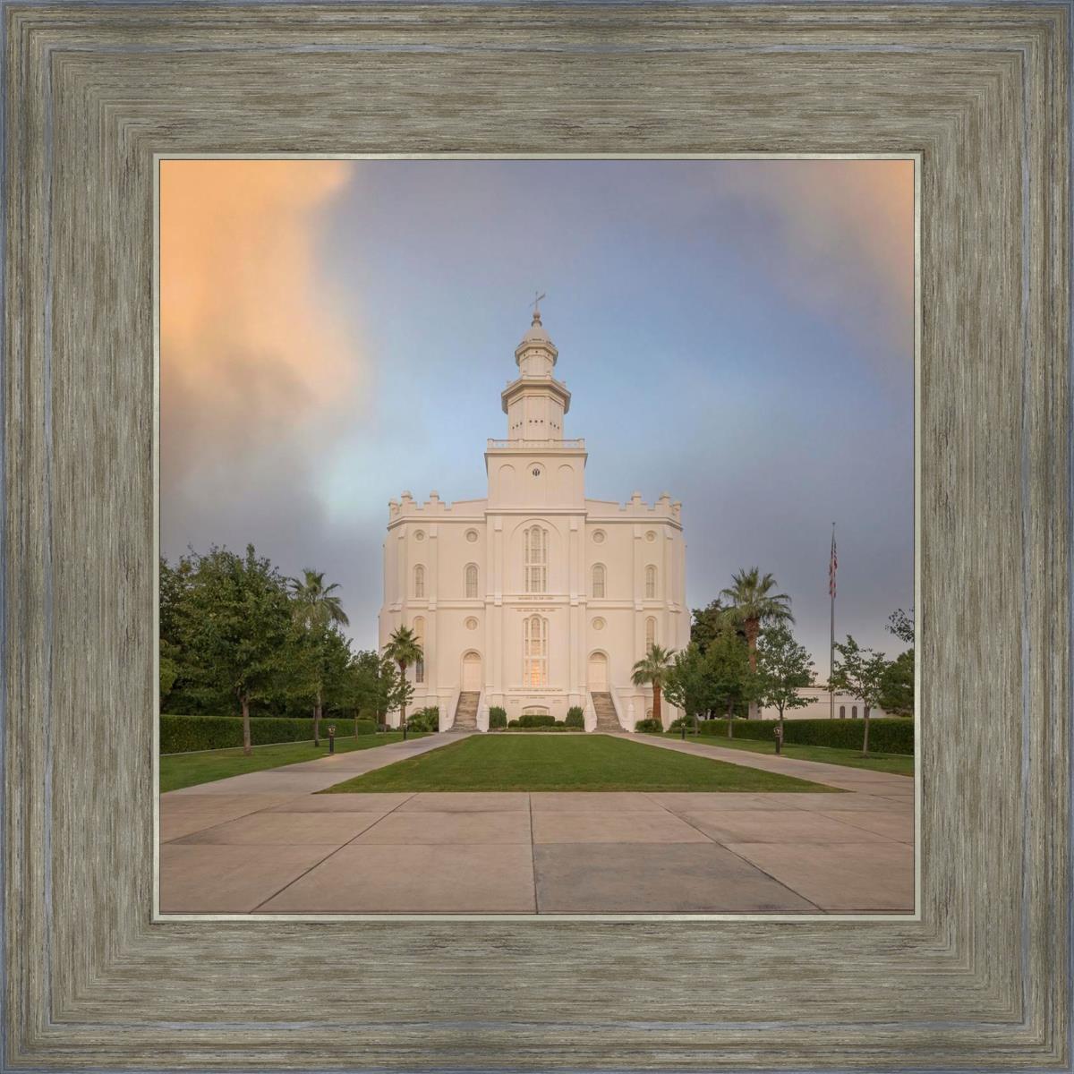 St George Temple Morning Light