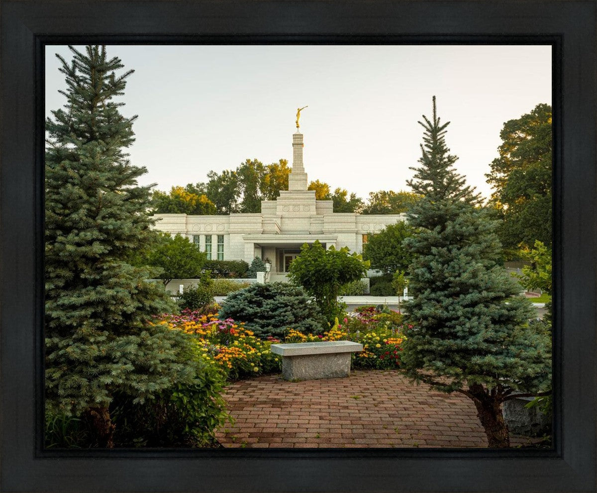 St Paul Temple Sacred Garden Gallery Wrap