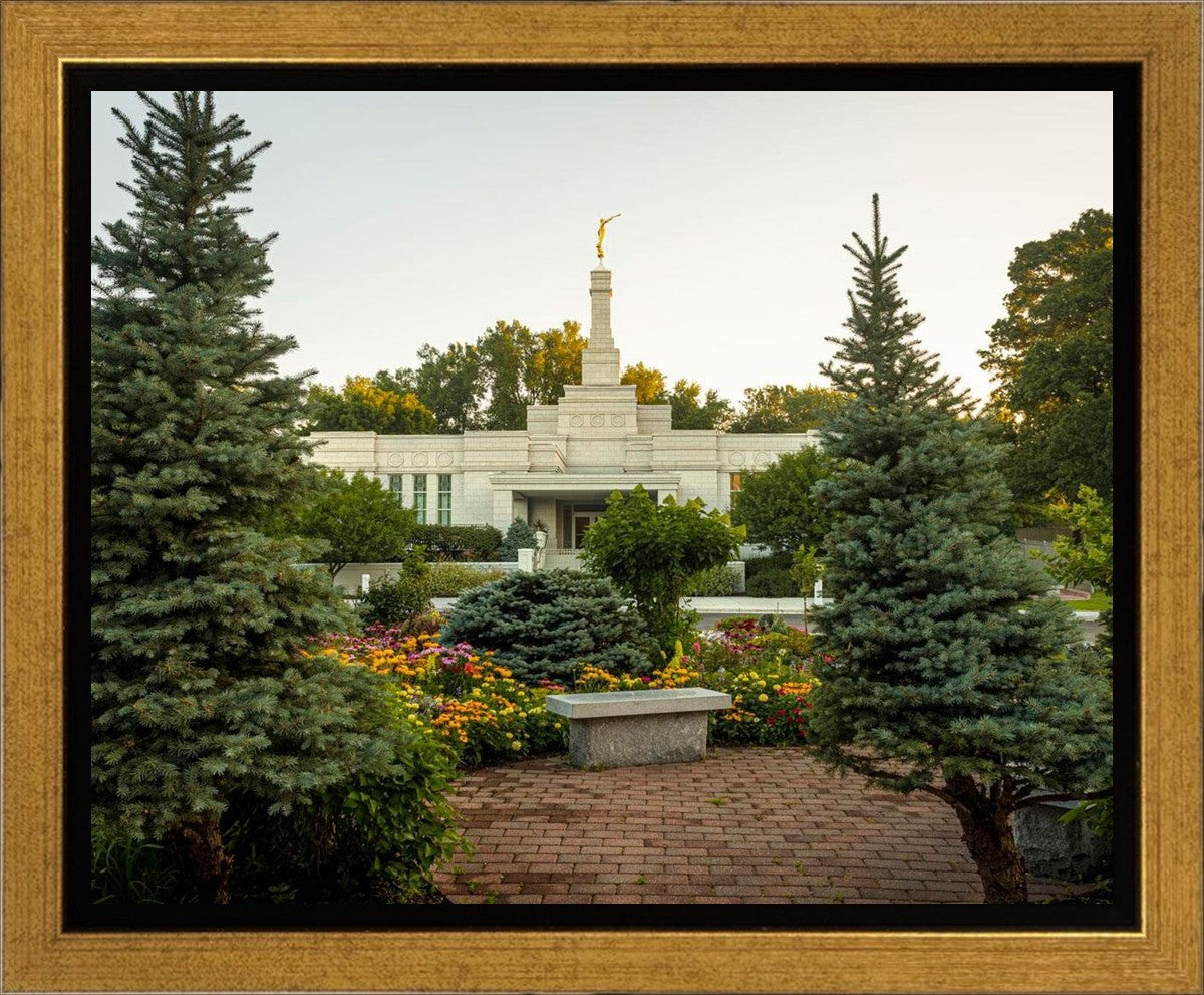 St Paul Temple Sacred Garden Gallery Wrap