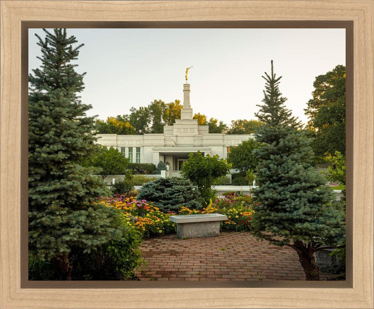 St Paul Temple Sacred Garden Gallery Wrap