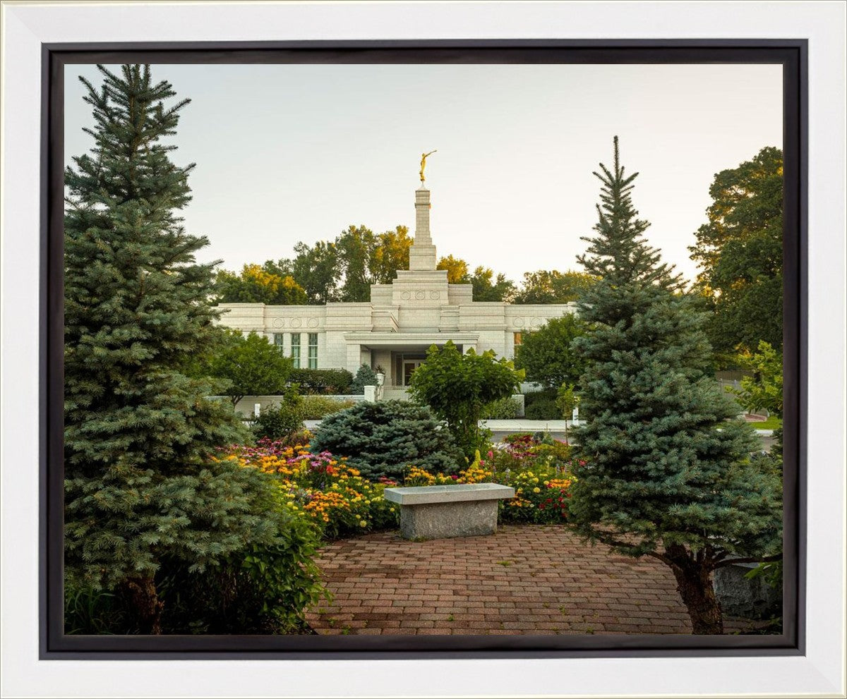 St Paul Temple Sacred Garden Gallery Wrap