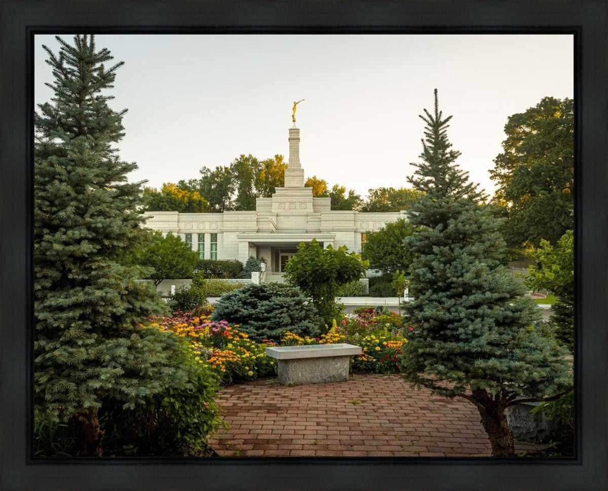 St Paul Temple Sacred Garden Gallery Wrap